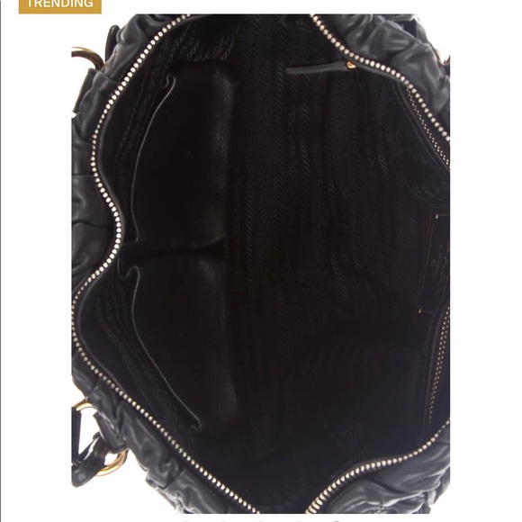 Authentic💖Prada Nappa Gaufre Handle Bag - Picture 8 of 10